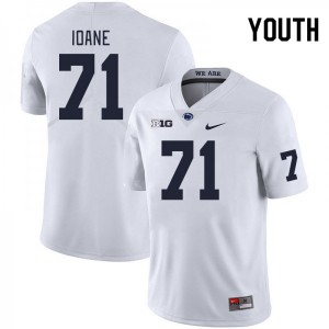 Youth Olaivavega Ioane White Penn State Nittany Lions #71 College Football Stitched Jersey 828232-849