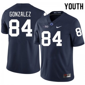 Youth Peter Gonzalez Navy Penn State Nittany Lions #84 College Football Game Jersey 957197-247