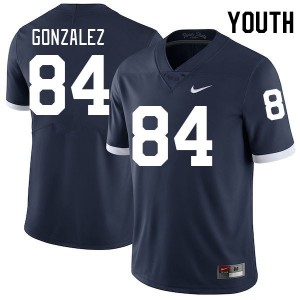 Youth Peter Gonzalez Retro Penn State Nittany Lions #84 College Football Embroidery Jersey 606102-419