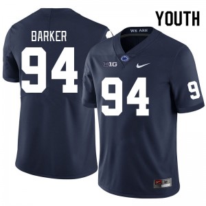 Youth Ryan Barker Navy Penn State Nittany Lions #94 College Football University Jersey 867516-657