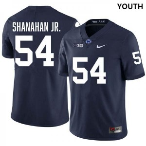 Youth TJ Shanahan Jr. Navy Penn State Nittany Lions #54 College Football Stitched Jersey 938578-661