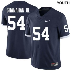 Youth TJ Shanahan Jr. Retro Navy Penn State Nittany Lions #54 College Football Stitched Jersey 864263-620