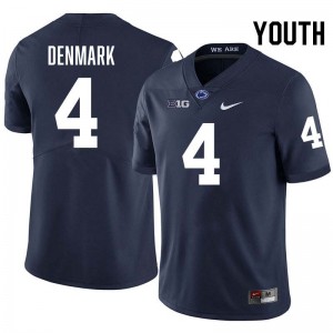 Youth Tyseer Denmark Navy Penn State Nittany Lions #4 College Football Stitched Jersey 229472-965