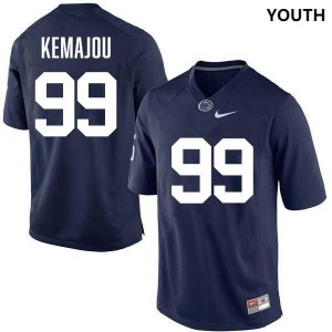 Youth Yvan Kemajou Navy Penn State Nittany Lions #99 College Football Stitched Jersey 956930-298