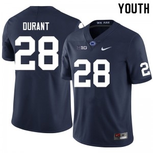 Youth Zane Durant Navy Penn State Nittany Lions #28 College Football Replica Jersey 645213-409