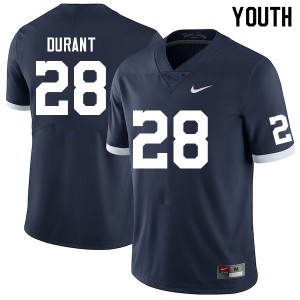 Youth Zane Durant Retro Penn State Nittany Lions #28 College Football Replica Jersey 822406-759