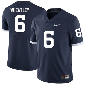 Men's Zakee Wheatley Retro Penn State Nittany Lions #6 College Football High School Jersey 242400-856