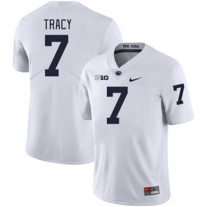 Mens Zion Tracy White Penn State Nittany Lions #7 College Football High School Jersey 516092-565