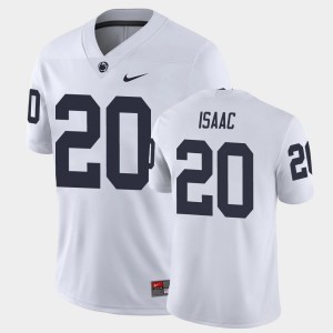 Men Adisa Isaac White Penn State Nittany Lions #20 College Football Game Jersey 733488-455