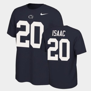 Men's Adisa Isaac Navy Penn State Nittany Lions #20 Name and Number Name & Number Retro T-Shirt 619929-190
