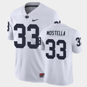 Mens Bryce Mostella White Penn State Nittany Lions #33 Limited College Football Jersey 127971-311