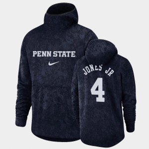 Men's Curtis Jones Jr. Navy Penn State Nittany Lions #4 Basketball Spotlight Pullover Team Logo Hoodie 398962-796