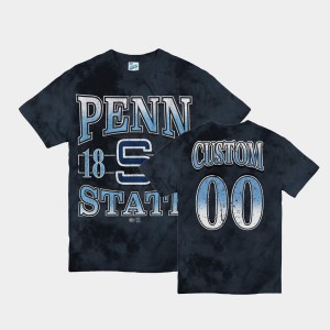 Men's Custom Navy Penn State Nittany Lions #00 Vintage Tubular T-Shirt 382192-264