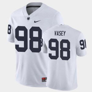 Men's Dan Vasey White Penn State Nittany Lions #98 College Football Game Jersey 833977-168