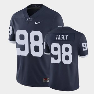 Men Dan Vasey Navy Penn State Nittany Lions #98 Limited College Football Jersey 871377-346