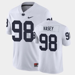 Men Dan Vasey White Penn State Nittany Lions #98 Limited College Football Jersey 740227-204