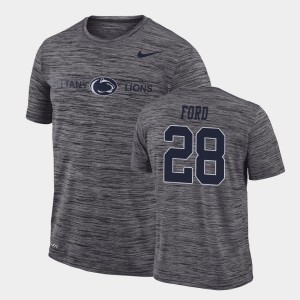 Mens Devyn Ford Gray Penn State Nittany Lions #28 GFX Velocity Sideline Legend Performance T-Shirt 797361-363