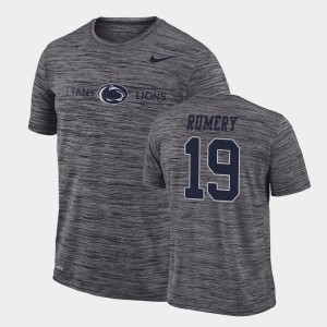 Men's Isaac Rumery Gray Penn State Nittany Lions #19 GFX Velocity Sideline Legend Performance T-Shirt 398988-300