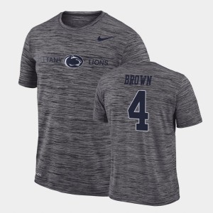 Men Journey Brown Gray Penn State Nittany Lions #4 GFX Velocity Sideline Legend Performance T-Shirt 206355-563