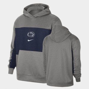 Men's Gray Penn State Nittany Lions Basketball Spotlight Pullover Hoodie 226828-217