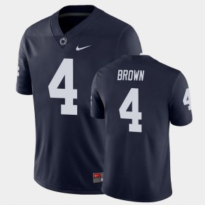 Men Journey Brown Navy Penn State Nittany Lions #4 College Football Game Jersey 430911-448