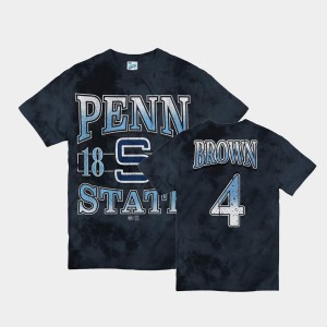 Men's Journey Brown Navy Penn State Nittany Lions #4 Vintage Tubular T-Shirt 243115-791