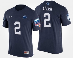 Mens Marcus Allen Navy Penn State Nittany Lions #2 Bowl Game Fiesta Bowl T-Shirt 408520-915