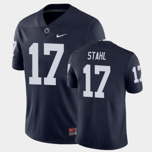 Men's Mason Stahl Navy Penn State Nittany Lions #17 College Football Game Jersey 879989-741