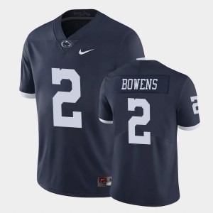 Mens Micah Bowens Navy Penn State Nittany Lions #2 Limited College Football Jersey 538057-678