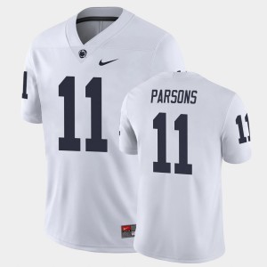 Mens Micah Parsons White Penn State Nittany Lions #11 Game College Football Jersey 761837-982