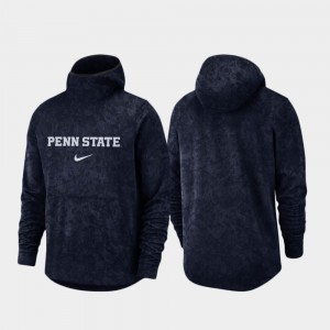 Men's Navy Penn State Nittany Lions Spotlight Basketball Team Logo Pullover Hoodie 837838-965