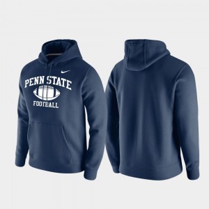 Men Navy Penn State Nittany Lions Retro Football Club Fleece Hoodie 480128-403