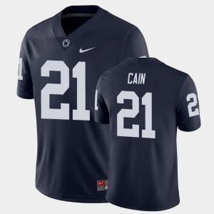 Men's Noah Cain Navy Penn State Nittany Lions #21 College Football Game Jersey 641830-259