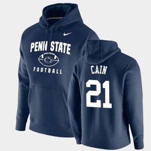 Mens Noah Cain Navy Penn State Nittany Lions #21 Oopty Oop Football Pullover Hoodie 505728-979