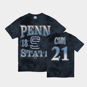 Men's Noah Cain Navy Penn State Nittany Lions #21 Vintage Tubular T-Shirt 175685-747