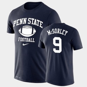 Men's Trace McSorley Navy Penn State Nittany Lions #9 Retro Football Lockup Legend Performance T-Shirt 880013-534