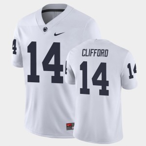 Mens Sean Clifford White Penn State Nittany Lions #14 College Football Game Jersey 911884-404