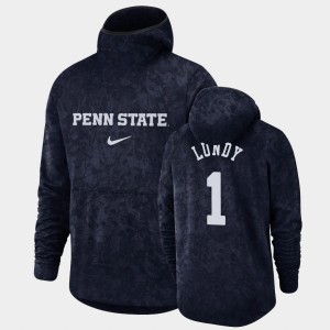 Men's Seth Lundy Navy Penn State Nittany Lions #1 Basketball Spotlight Pullover Team Logo Hoodie 995572-860