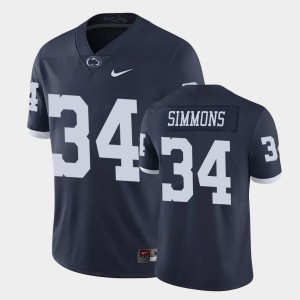Mens Shane Simmons Navy Penn State Nittany Lions #34 Limited College Football Jersey 250156-783