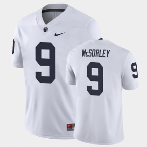 Mens Trace McSorley White Penn State Nittany Lions #9 College Football Game Jersey 136947-685