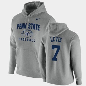 Men's Will Levis Gray Penn State Nittany Lions #7 Oopty Oop Football Pullover Hoodie 740749-899