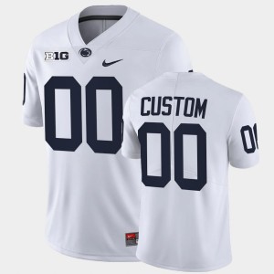 Men's Custom White Penn State Nittany Lions #00 College Football Limited Jersey 546635-766