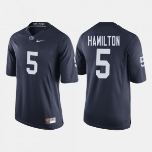 Men DaeSean Hamilton Navy Penn State Nittany Lions #5 College Football Jersey 122692-549
