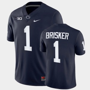 Mens Jaquan Brisker Navy Penn State Nittany Lions #1 College Football Game Jersey 281341-864