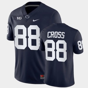 Men's Jerry Cross Navy Penn State Nittany Lions #88 College Football Game Jersey 929645-514