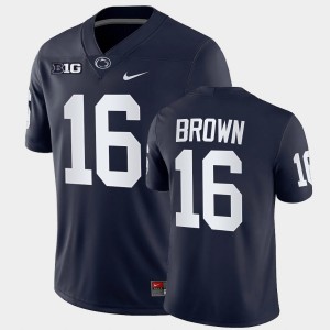 Mens Ji'Ayir Brown Navy Penn State Nittany Lions #16 College Football Game Jersey 963134-166