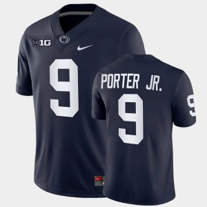 Mens Joey Porter Jr. Navy Penn State Nittany Lions #9 College Football Game Jersey 946765-799