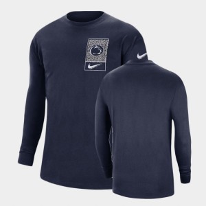 Men Navy Penn State Nittany Lions Seasonal Max90 2-Hit T-Shirt 824010-739