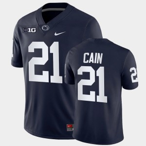 Men's Noah Cain Navy Penn State Nittany Lions #21 College Football Game Jersey 118066-130