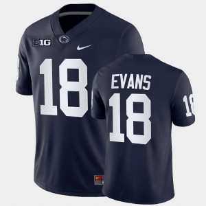 Men's Omari Evans Navy Penn State Nittany Lions #18 College Football Game Jersey 347171-909